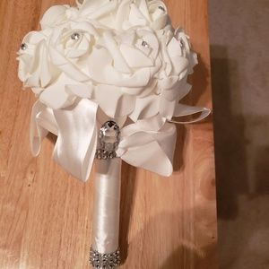 Beautiful Artificial Silk Bridal Bouquet